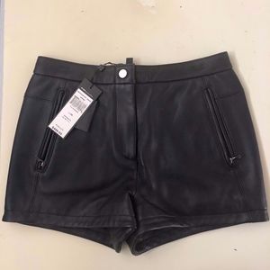 BCBG Andre leather short